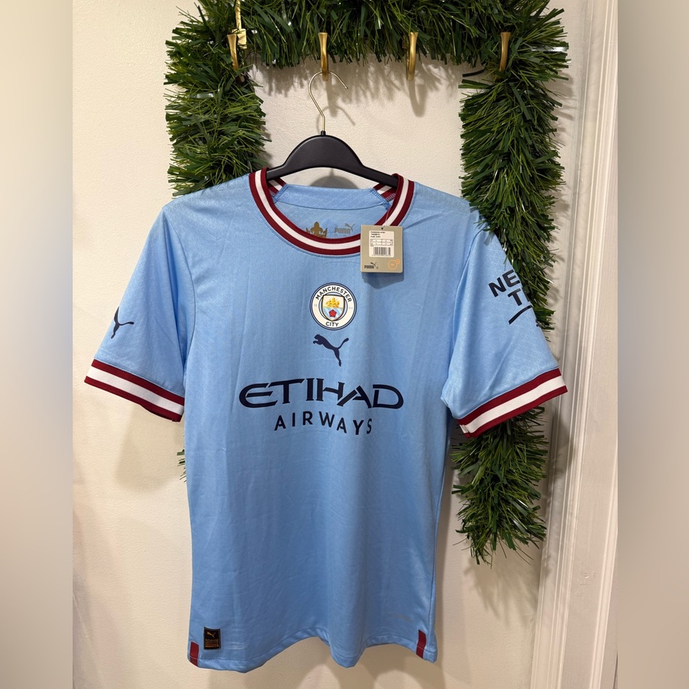 Puma Manchester City Player Issued Erling Haaland 2022/2023 Kit